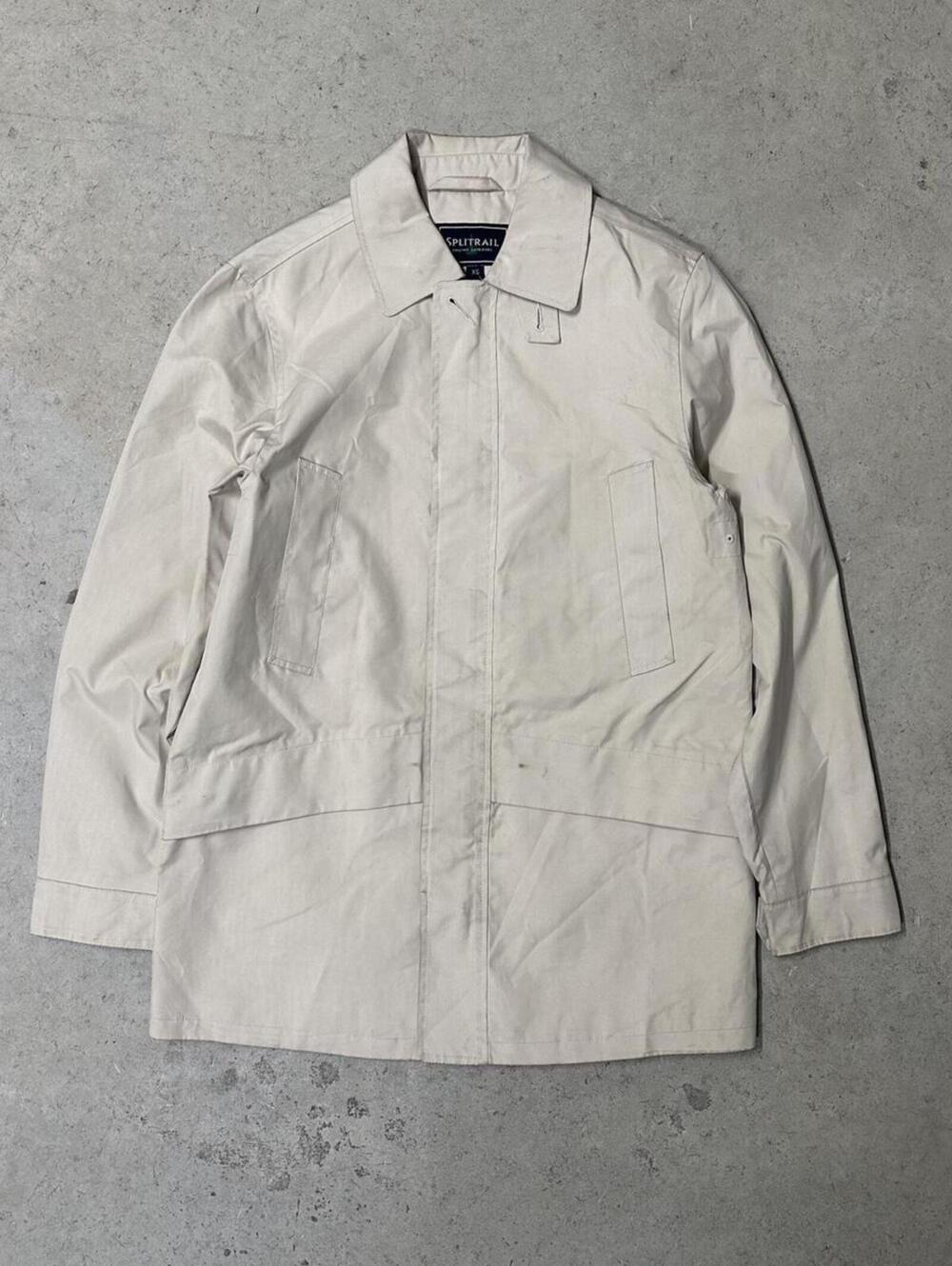 Vintage Cream Trench Coat